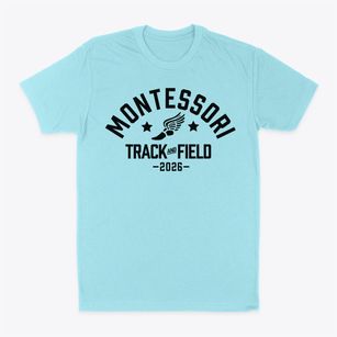 Montessori School Track and Field Classic Dad T-Shirt