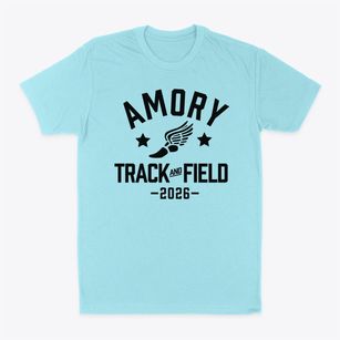 Amory High School Track and Field Classic Dad T-Shirt