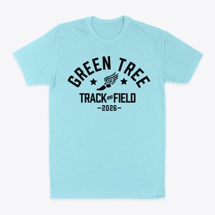 Green Tree Elmentary School Track and Field Classic Dad T-Shirt