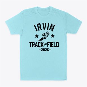 Wm Irvin Elementary School Track and Field Classic Dad T-Shirt