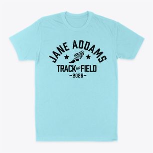 Jane Addams Business Careers High School Track and Field Classic Dad T-Shirt