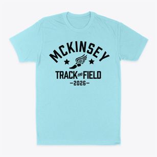 Mckinsey Elementary School Track and Field Classic Dad T-Shirt