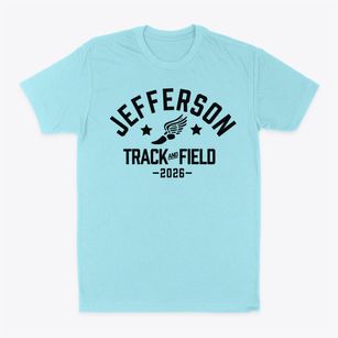 Jefferson Elementary School Track and Field Classic Dad T-Shirt