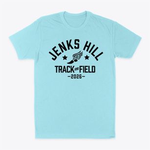 Jenks Hill Elementary School Track and Field Classic Dad T-Shirt