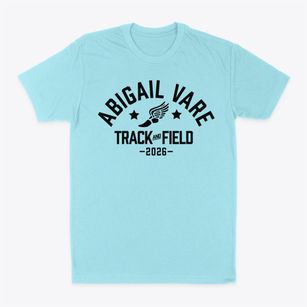 Abigail Vare Elementary School Track and Field Classic Dad T-Shirt