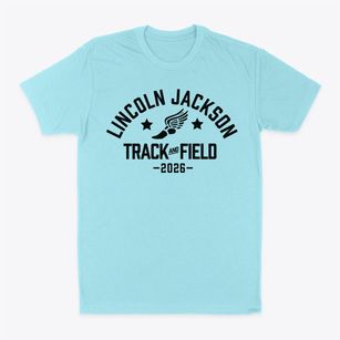 Lincoln Jackson 14 Elementary School Track and Field Classic Dad T-Shirt