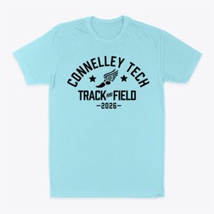 Connelley Tech Institute Adult Education Track and Field Classic Dad T-Shirt