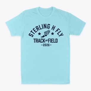 Sterling H Fly Junior High School Track and Field Classic Dad T-Shirt