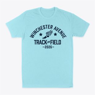 Winchester Avenue Elementary School Track and Field Classic Dad T-Shirt