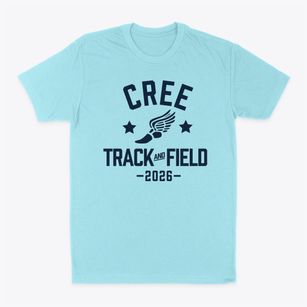 Cree Middle School Track and Field Classic Dad T-Shirt