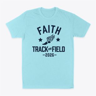 Faith Christian Track and Field Classic Dad T-Shirt