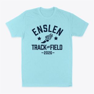 Enslen Elementary School Track and Field Classic Dad T-Shirt