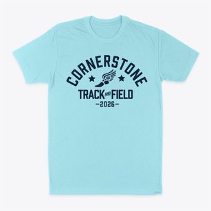 Cornerstone Christian School Track and Field Classic Dad T-Shirt