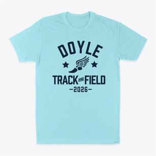 Doyle Elementary School Track and Field Classic Dad T-Shirt