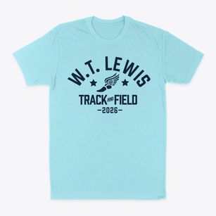 W.t. Lewis Elementary School Track and Field Classic Dad T-Shirt