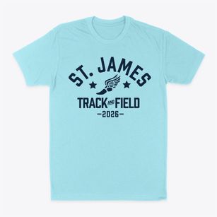 Immanuel Saint James Lutheran School Track and Field Classic Dad T-Shirt