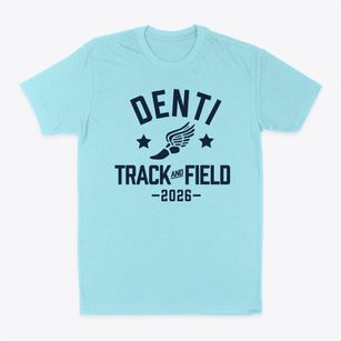 Denti Elementary School Track and Field Classic Dad T-Shirt