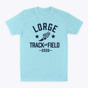 Lorge School Track and Field Classic Dad T-Shirt