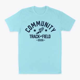 Community Christian Academy Track and Field Classic Dad T-Shirt