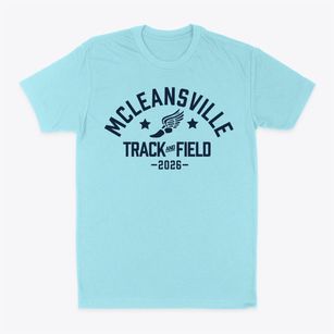 Mcleansville Middle School Track and Field Classic Dad T-Shirt