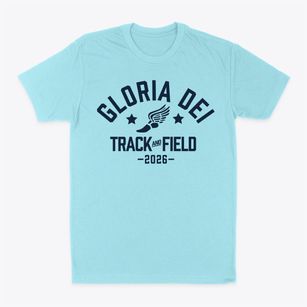 Gloria Dei Montessori Track and Field Classic Dad T-Shirt
