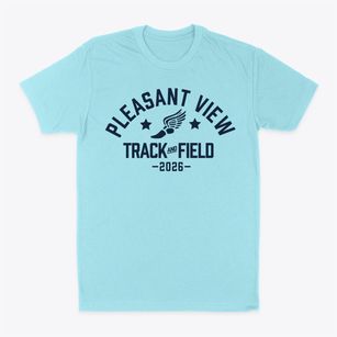 Pleasant View School For The Arts Track and Field Classic Dad T-Shirt