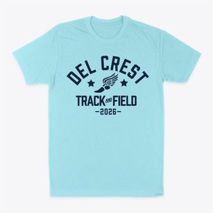 Del Crest Junior High School Track and Field Classic Dad T-Shirt