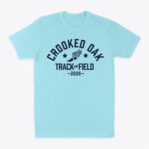 Crooked Oak High School Track and Field Classic Dad T-Shirt