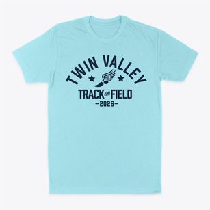 Twin Valley Middle School Track and Field Classic Dad T-Shirt