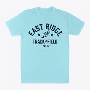 East Ridge Elementary School Track and Field Classic Dad T-Shirt