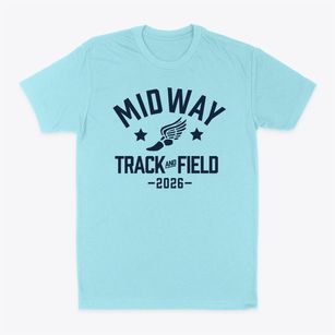 Midway Elementary School Track and Field Classic Dad T-Shirt