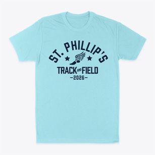 Saint Phillip's Episcopal School Track and Field Classic Dad T-Shirt
