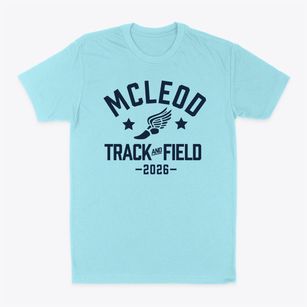 Mcleod School Track and Field Classic Dad T-Shirt