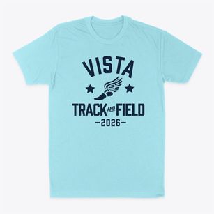 Vista High School Track and Field Classic Dad T-Shirt