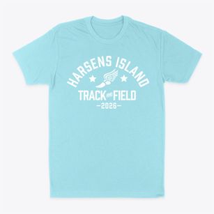 Harsens Island Elementary School Track and Field Classic Dad T-Shirt