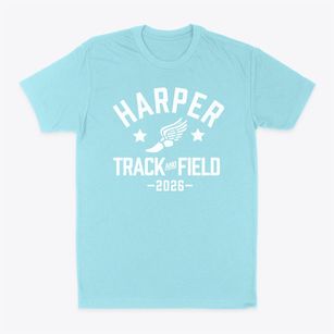 Harper High School Track and Field Classic Dad T-Shirt