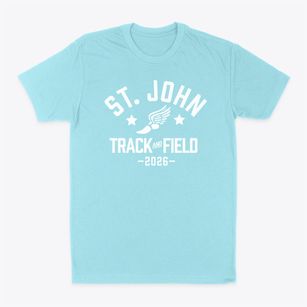 Saint John The Apostle School Track and Field Classic Dad T-Shirt