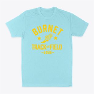 Burnet High School Track and Field Classic Dad T-Shirt