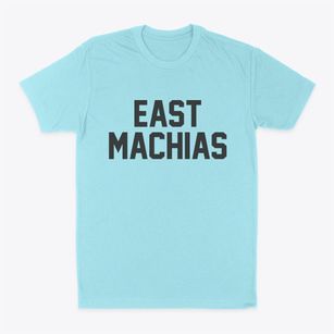 East Machias Maine Classic Block Classic Dad T-Shirt