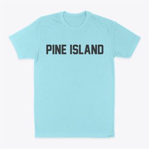 Pine Island Florida Classic Block Classic Dad T-Shirt