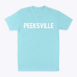Peeksville Wisconsin Classic Block Classic Dad T-Shirt