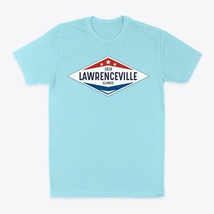 Lawrenceville Illinois Diamond Star Classic Dad T-Shirt