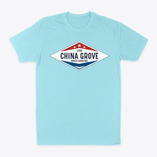 China Grove North Carolina Diamond Star Classic Dad T-Shirt