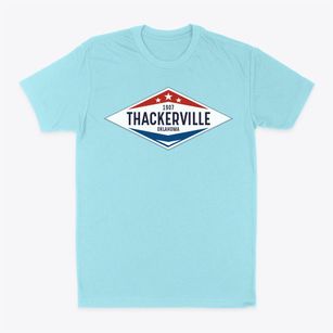 Thackerville Oklahoma Diamond Star Classic Dad T-Shirt