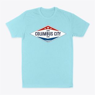 Columbus City Iowa Diamond Star Classic Dad T-Shirt
