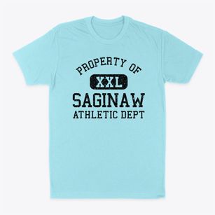 Saginaw Michigan Athletic Dept Classic Dad T-Shirt