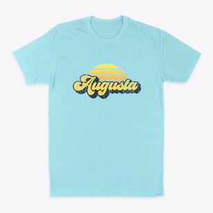 Augusta Georgia Sublime Sunset Classic Dad T-Shirt
