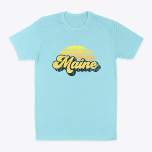Maine New York Sublime Sunset Classic Dad T-Shirt