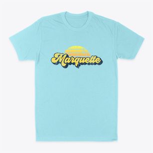 Marquette Michigan Sublime Sunset Classic Dad T-Shirt