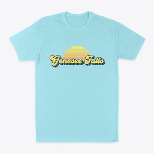 Genesee Falls New York Sublime Sunset Classic Dad T-Shirt